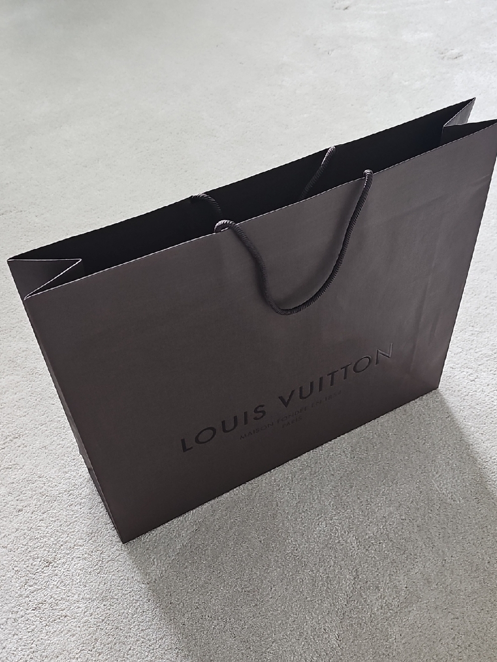 Louis Vuitton large paper shopping bag